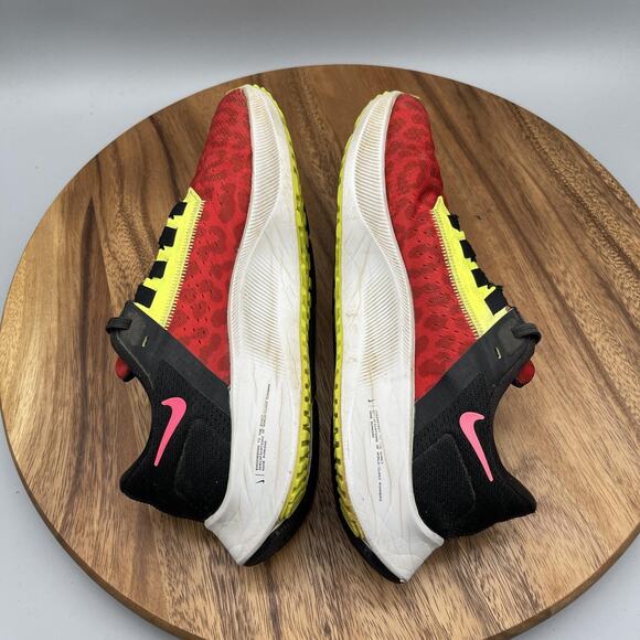Nike Air Zoom Pegasus 38 Shoes Womens Size 8.5 Red Running Comfort Walking Gym - Picture 6 of 8